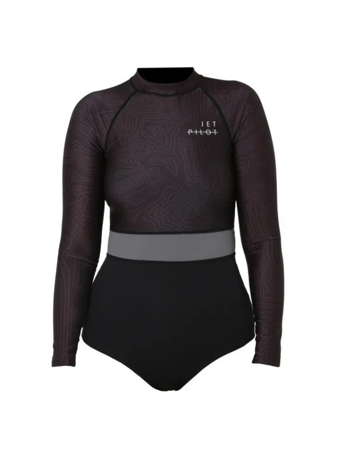 Jetpilot Allure lycra ladies swimsuit - Black - Image 2