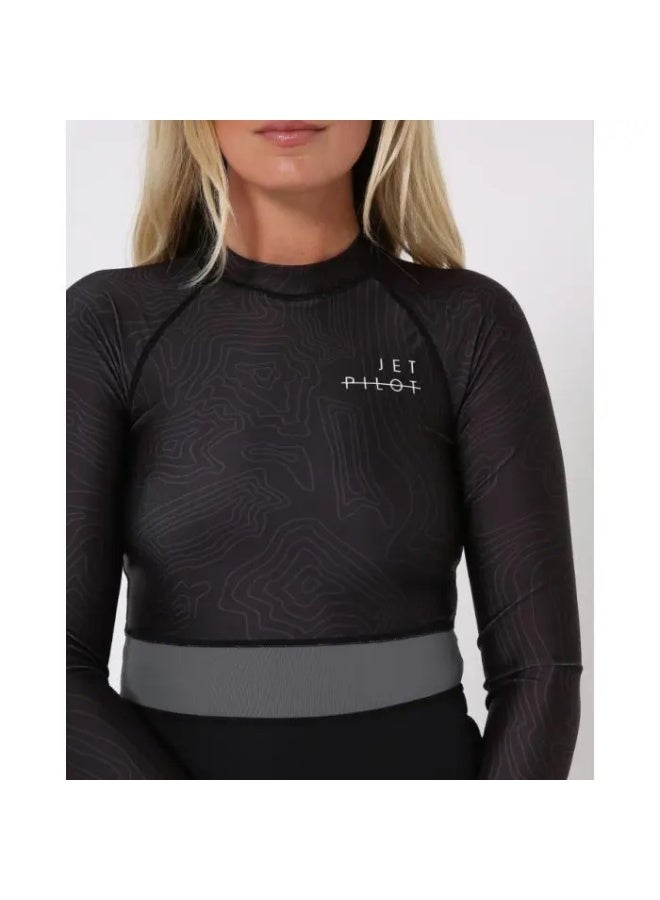 Jetpilot Allure lycra ladies swimsuit - Black - Image 4