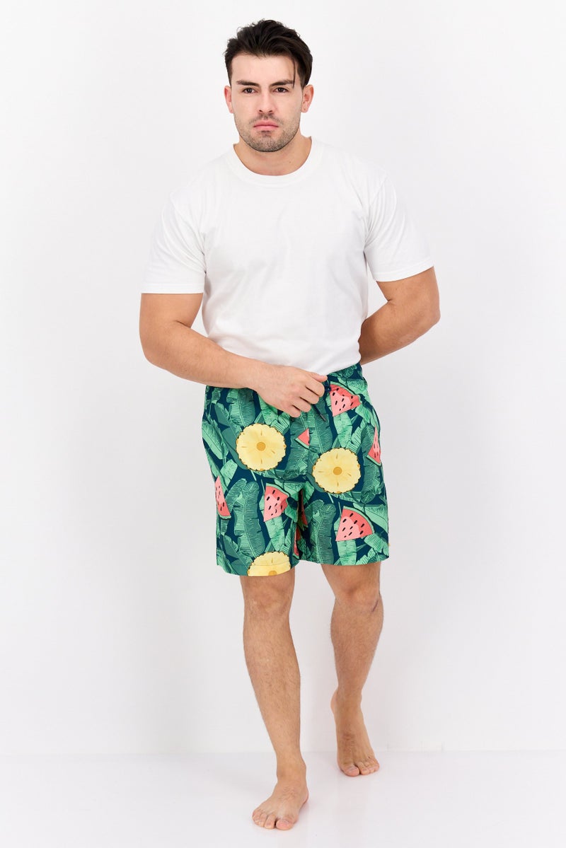 Beach Bros Men Allover Printed Board Shorts, Multicolor - Image 4