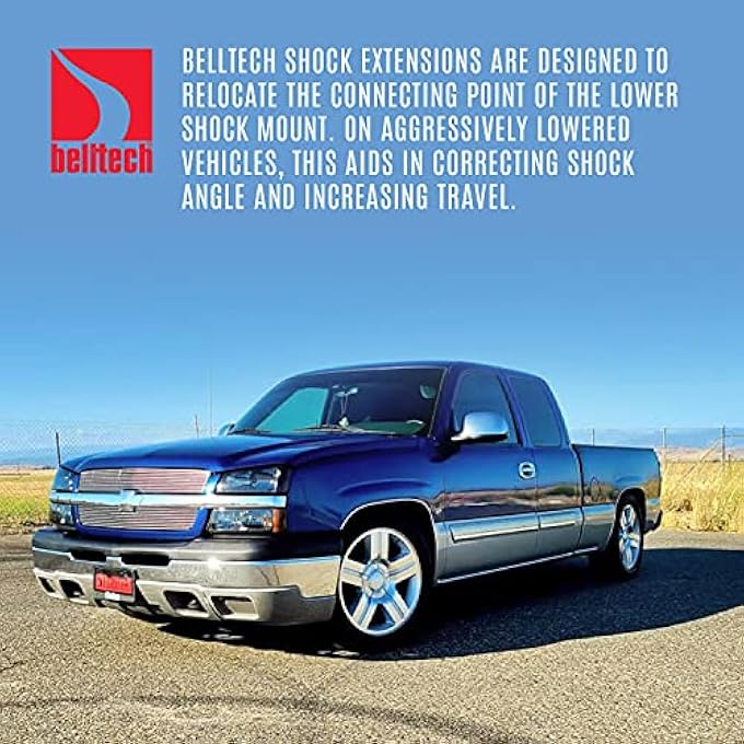 Belltech 6654 Shock Extension Kit Fits 9906 Silverado Sierra 1500 All Cabs - Image 2