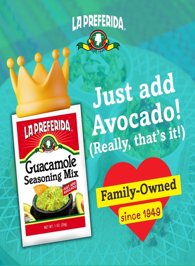La Preferida Guacamole Seasoning Mix (The Secret to Perfect Homemade Guac) Just Add 2 Avocados, No Prep Required. Crowd-Pleasing Dip in Minutes, 1oz pkt. (Pack of 12) - Image 4