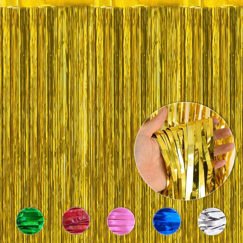 Wobbox Happy Anniversary Bunting Banner Black & Golden Shiny Font 50th Year with Happy Anniversary Party Props & Golden Colour Foil Fringe, Happy Anniversary Decoration Item - Image 5