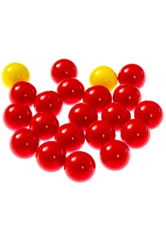 IMPRESA Replacement Marbles For Hungry Hungry Hippos 21 Pieces Includes 19 Red Balls With 2 Extra Yellow Balls Great For Replacing Lost Or Damaged Game Pieces  - Image 5