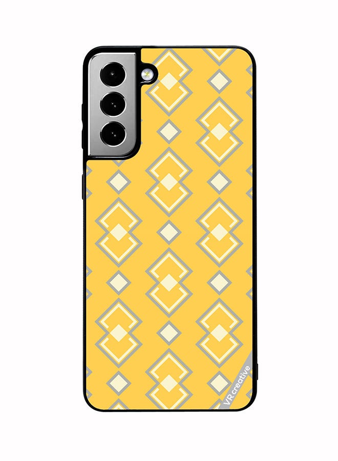 VR CREATIVE Protective Case Cover For Samsung Galaxy S21 FE 5G Strips Design Multicolour - Image 1