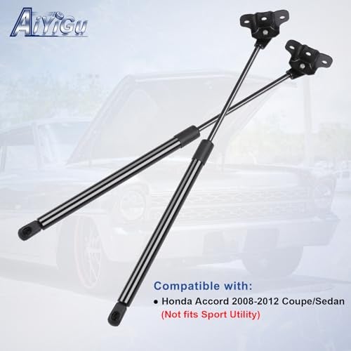 AiYiGu Front Hood Struts Shocks Lift Supports Gas Springs 6175 Compatible with Honda Accord 2008 2009 2010 2011 2012, Replacement 74145TA1305, 139348, Pack of 2 - Image 4