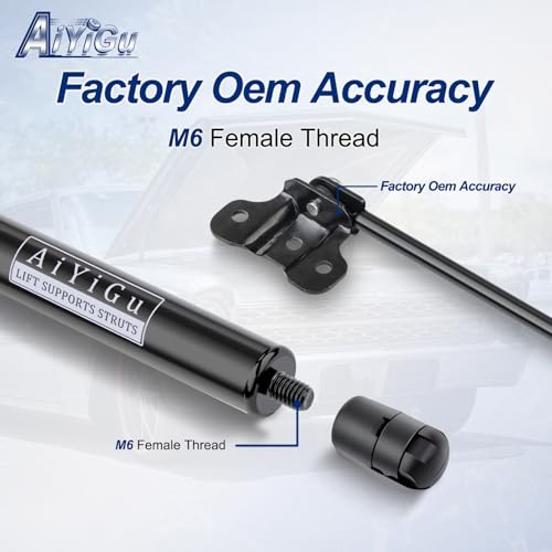 AiYiGu Front Hood Struts Shocks Lift Supports Gas Springs 6175 Compatible with Honda Accord 2008 2009 2010 2011 2012, Replacement 74145TA1305, 139348, Pack of 2 - Image 5