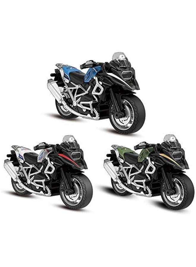 general Diecast Motorcycle Toy - Pull Back Toy Cars with Sound and Light Toy,Motorcycle Toys for Boys,Toys for 3-9 Year Old Boys (Green) - Image 5