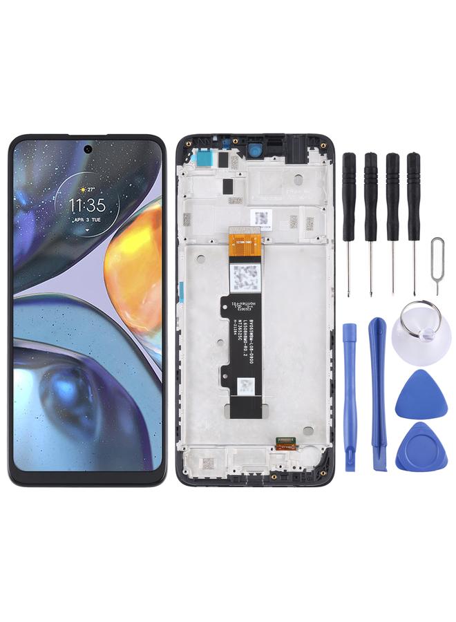 erorex Replacement TFT LCD Screen for Motorola Moto G22 Digitizer Full Assembly with Frame - Image 1
