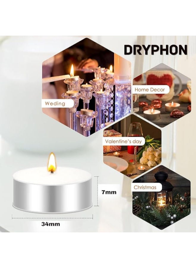 شموع صغيرة للديكور المنزلي (عبوة من 100 شمعة) - Image 2