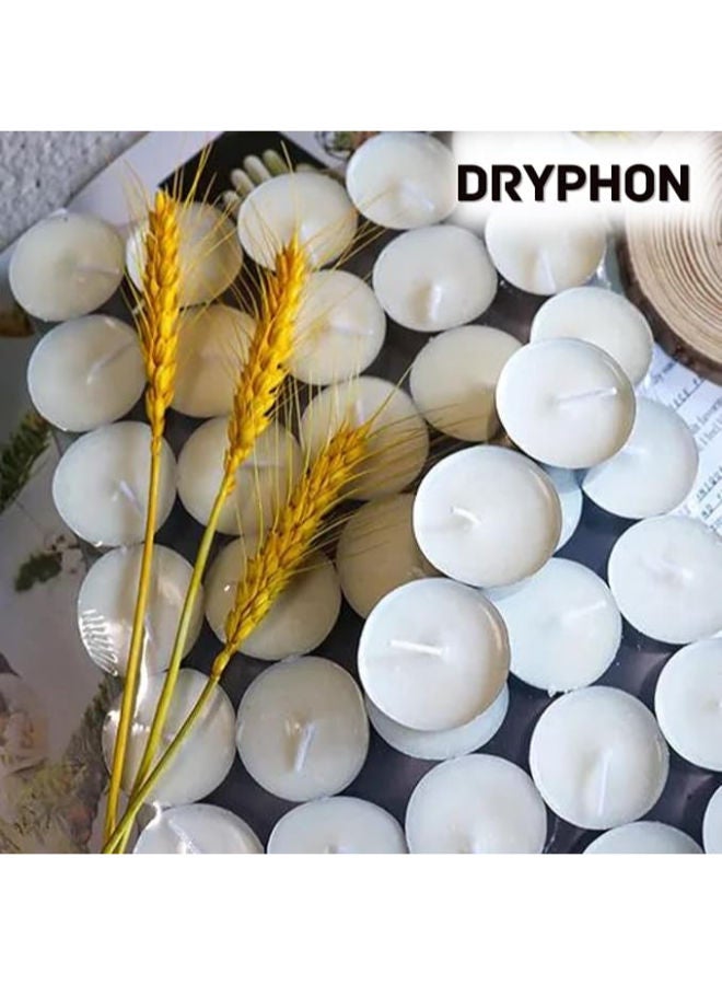 شموع صغيرة للديكور المنزلي (عبوة من 100 شمعة) - Image 3