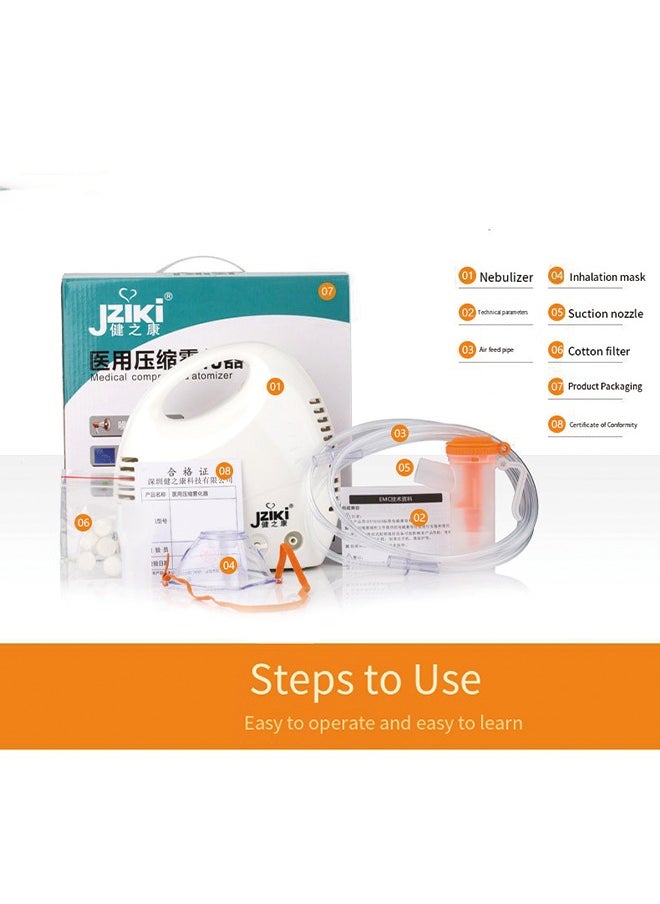 JZIKI Compressor Nebulizer for Adults and Children – Home Use