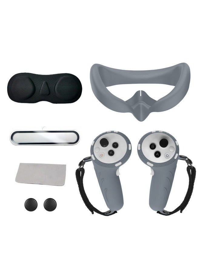 General Suitable for PICO4 Ultra silicone mask handle protective cover lens film protective film vr accessories six-piece set 