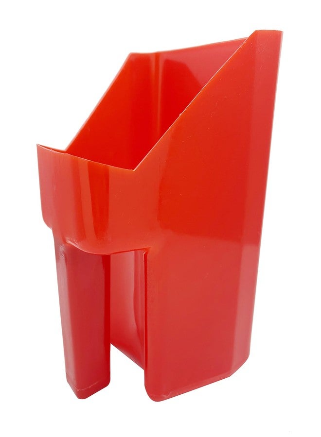 NRTFE 2 Qt Plastic Dog Food Scoop Horse Feed Scoop for Livestock Chicken Grain Scoop 8Cups (Red) - Image 5