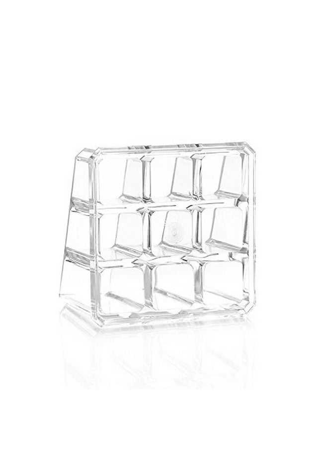 Sooyee - Lipstick Organizer,Lipstick Holder,9 Spaces Acrylic Lipstick Case,Cosmetic Display Cases For Lipstick, Brushes, Bottles, And More,Clear - Image 1
