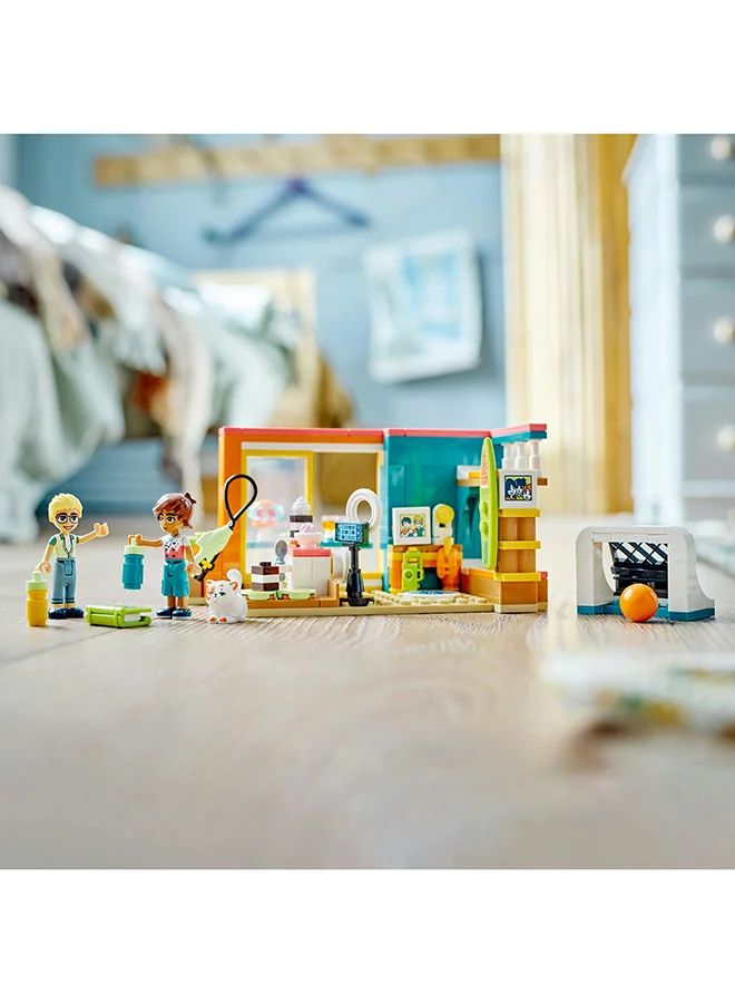 ليغو Friends Leo'S Room 41754 Building Toy Set For Kids Aged 6+; This Bedroom Playset Comes With Leo And Olly Mini-Dolls, Plus Accessories For Imaginative Storytelling (203 Pieces)