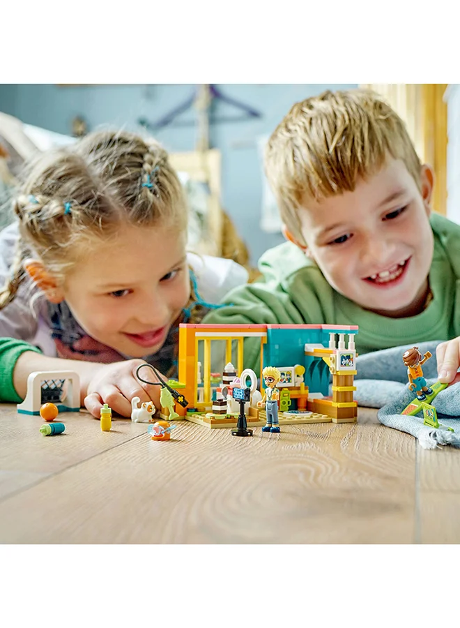 ليغو Friends Leo'S Room 41754 Building Toy Set For Kids Aged 6+; This Bedroom Playset Comes With Leo And Olly Mini-Dolls, Plus Accessories For Imaginative Storytelling (203 Pieces)