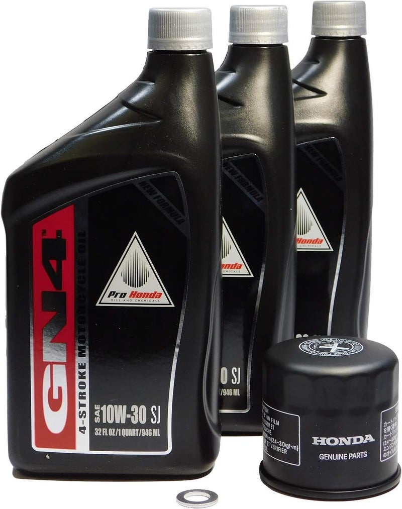 Honda CBR 500 Oil Change Kit (2013-2021) - 10W-30 Motor Oil & Filter