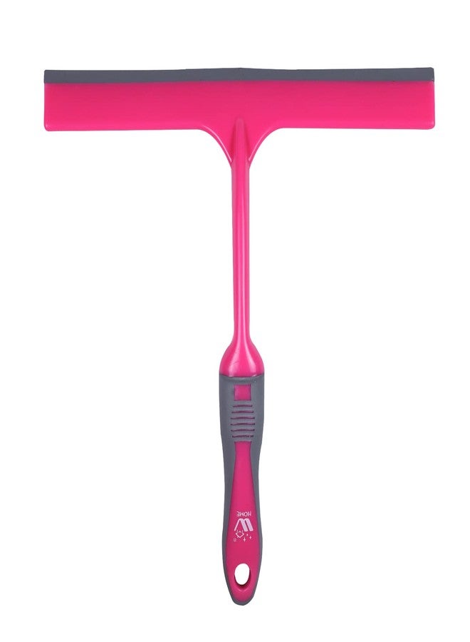 Himalayan Glow WBM Home Squeegee, Professional Scratch Free Surface Cleaner with Hanging Hole, Shower Squeegee, Pink - Image 1