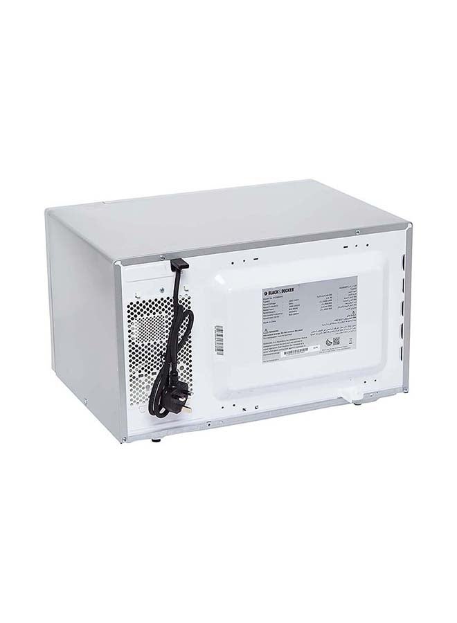 BLACK+DECKER Combination Microwave Oven with Grill, Auto Menu Function, 5 Microwave Power Levels, Efficient Defrost & Grill, Sleek Finish, 30 L 900 W MZ3000PG-B5 Silver/Black - Image 5