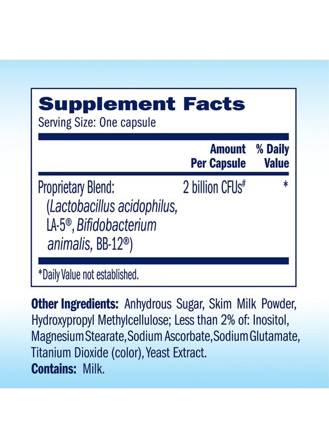 TruBiotics Daily Probiotic 60 Capsules Gluten Free Soy Free Digestive + Immune Health Support Supplement For Men And Women - Image 2