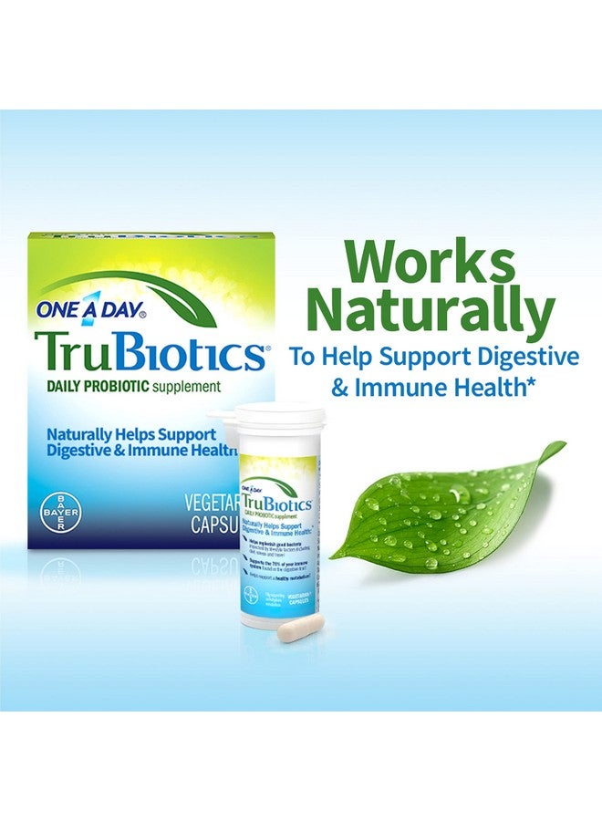 TruBiotics Daily Probiotic 60 Capsules Gluten Free Soy Free Digestive + Immune Health Support Supplement For Men And Women - Image 4