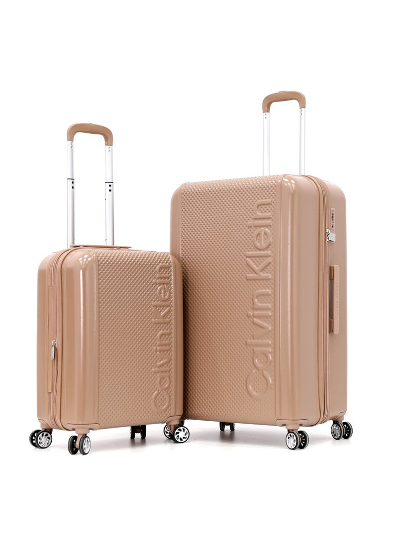 Calvin Klein 2-Piece Hardshell Luggage Set with Spinner Wheels, TSA Lock - Expandable Suitcase Trolley for Travel - Image 1