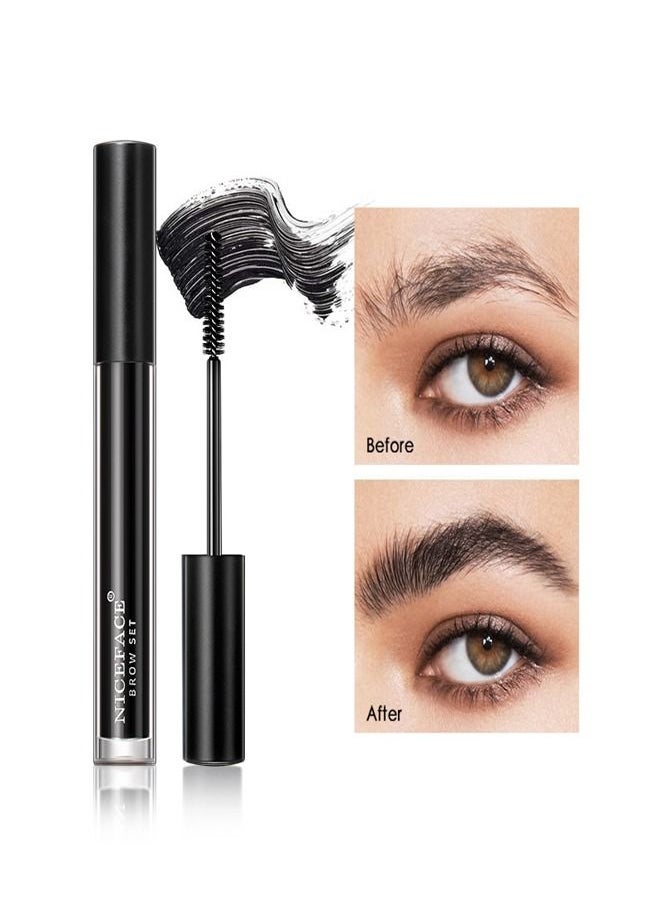 NICEFACE - Black Eyebrow Styling Liquid,Three-Dimensional Eyebrow Shape Modification,Waterproof And Sweat Resistant,Lasting No Smudging Makeup - Image 1
