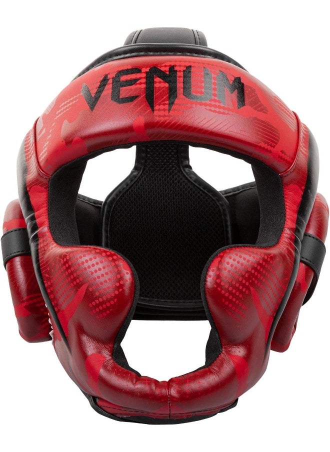 VENUM Venum Elite Headgear - Red Camo  - Image 1
