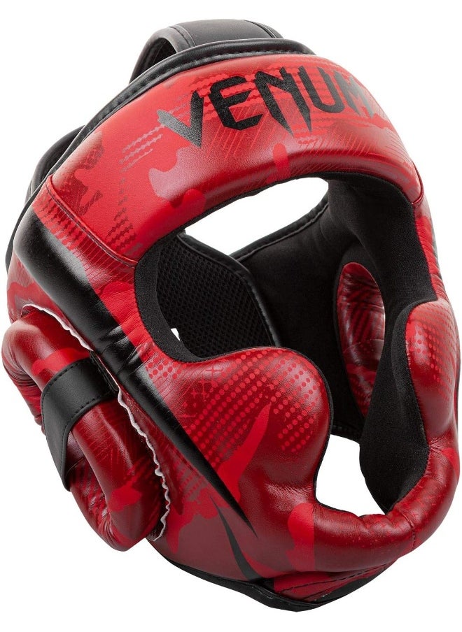 VENUM Venum Elite Headgear - Red Camo  - Image 2