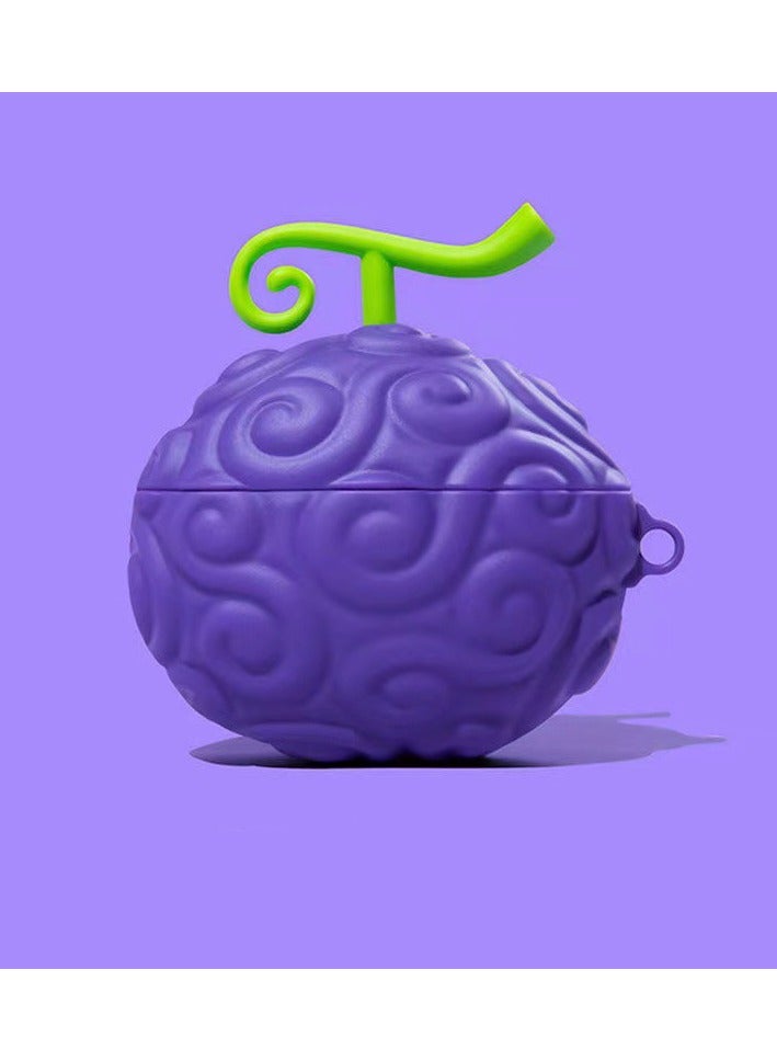 Protective Case for AirPods Pro 2nd Gen - Anime Inspired Mystical Fruit Design - Shockproof Silicone Cover, Water Resistant - Image 1