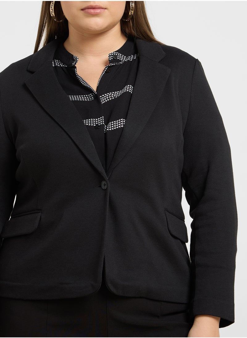 Vero Moda Curve Pocket Blazer  - Image 3