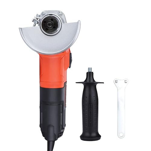BLACK+DECKER G650-IN, 650W 4''/100mm Angle Grinder (Corded) for Grinding, Polishing and Cutting with Spindle Lock and Slide switch, 1 Year Warranty (SIDE HANDLE INCLUDED) - Image 4