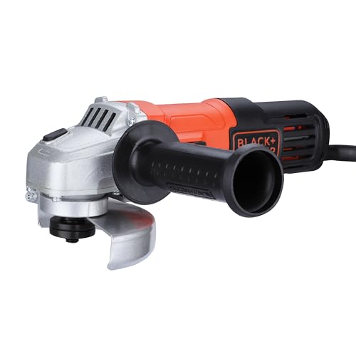 BLACK+DECKER G650-IN, 650W 4''/100mm Angle Grinder (Corded) for Grinding, Polishing and Cutting with Spindle Lock and Slide switch, 1 Year Warranty (SIDE HANDLE INCLUDED) - Image 1