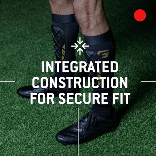 G-Form Pro-S Elite X Shin Guard, Matte Black, Adult Small - Image 5