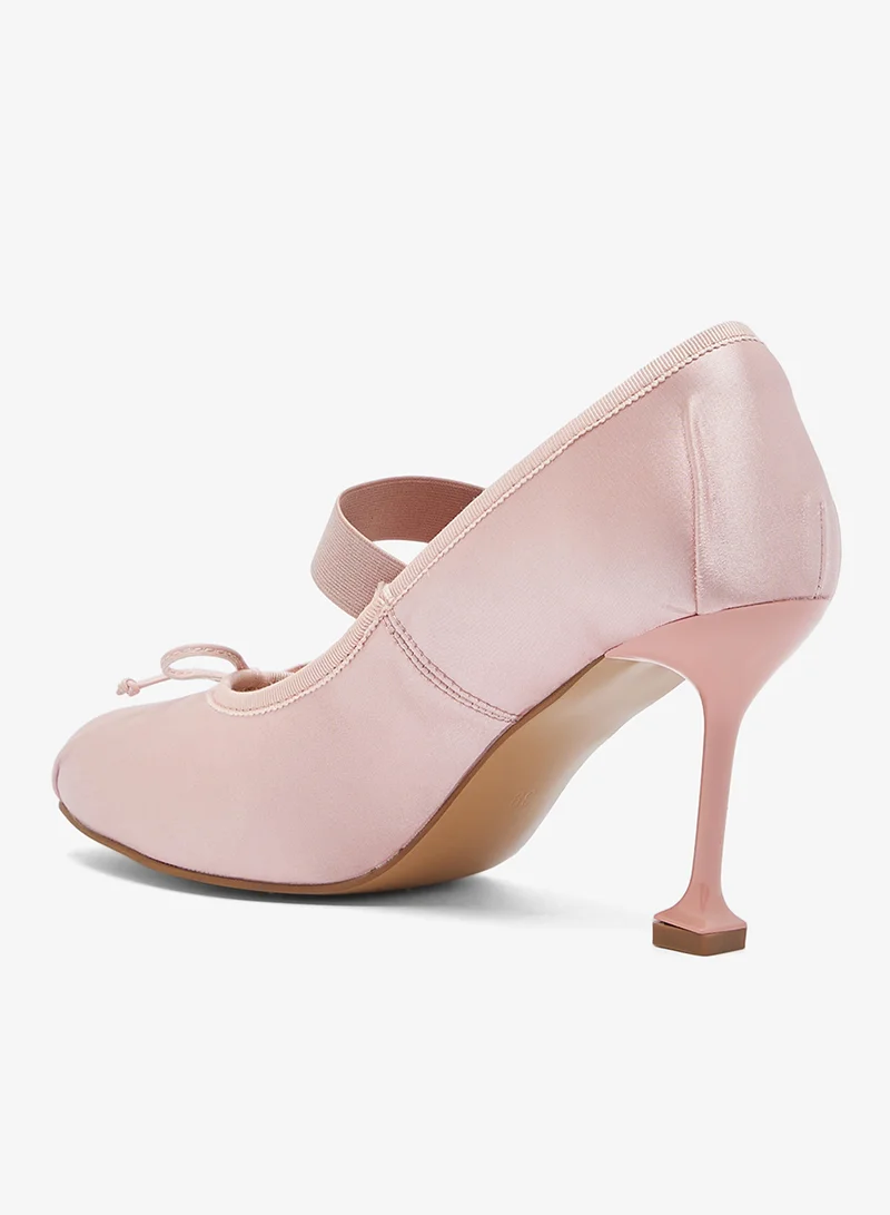 Ginger Pink Heeled Ballet Pumps for Women | Best Price UAE