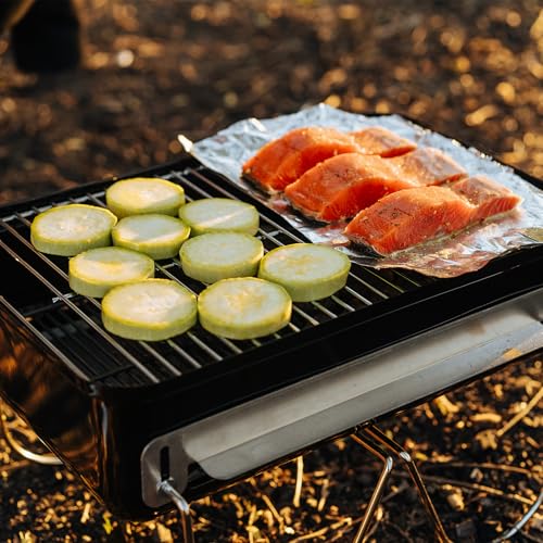 DELSbbq 80631 Stainless Steel Grill Cooking Grate Compatible with Weber Go-Anywhere Charcoal and Gas Grills, Replacement for Weber 70211 3634 67195 67168 3400656, 16" x 10" Grill Grid - Image 5
