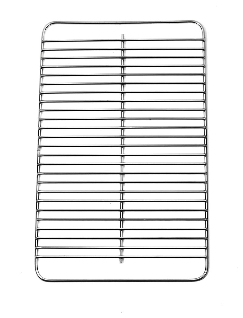 DELSbbq 80631 Stainless Steel Grill Cooking Grate Compatible with Weber Go-Anywhere Charcoal and Gas Grills, Replacement for Weber 70211 3634 67195 67168 3400656, 16" x 10" Grill Grid - Image 1