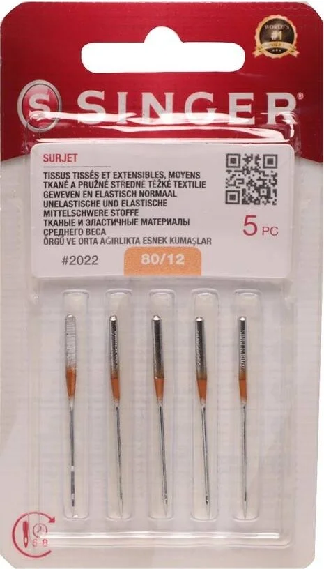 SINGER Overlock Needle 80 12