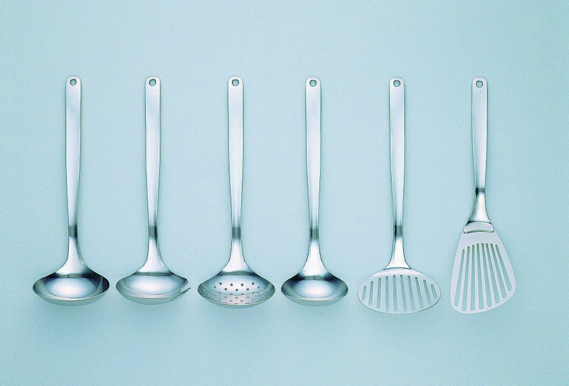 柳宗理(Yanagi Sori) Sori Yanagi Kitchen Tool Designed Simple and Easy to Use, Tsubamesanjo Stainless Steel, Butterbeater, Turner, Skimmer, Fork Ladle, Large, Ladle M, Dishwasher Safe, 18-8 Stainless Steel - Image 1