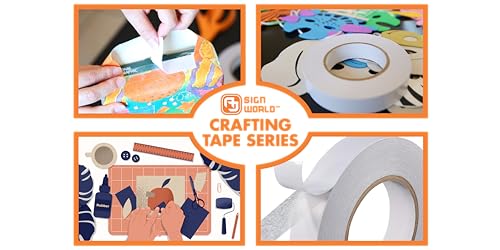 AJ Sign World Best 1/4" Ultra-Thin Permanent Double-Sided Tape for Arts, Crafts, Photography, Scrapbooking, Tear-by-Hand, Paper Backing (1/4-Inch by 164-Feet/55 Yards) - Image 3