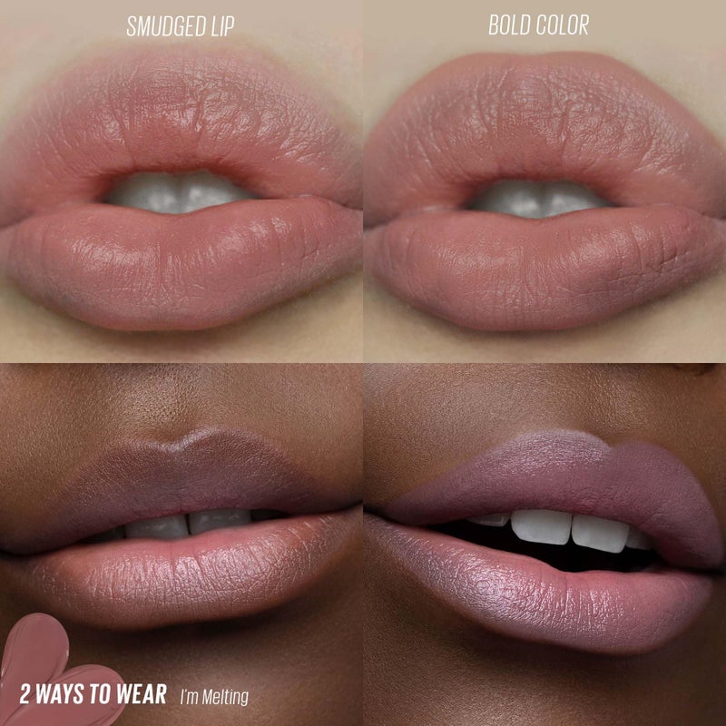 Kaja Lip Mousse - Love Swipe 05 I'm Melting | with Raspberry Seed Oil and Vitamin E, Buildable, Blendable, Moisturizing, Velvet Finish, Weightless Texture, Deep Shades, 0.22 Oz - Image 5