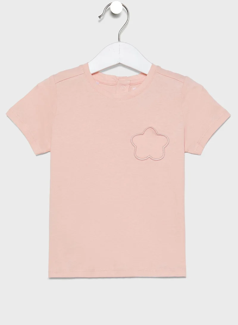 MANGO Infant Pocket Detail T-Shirt