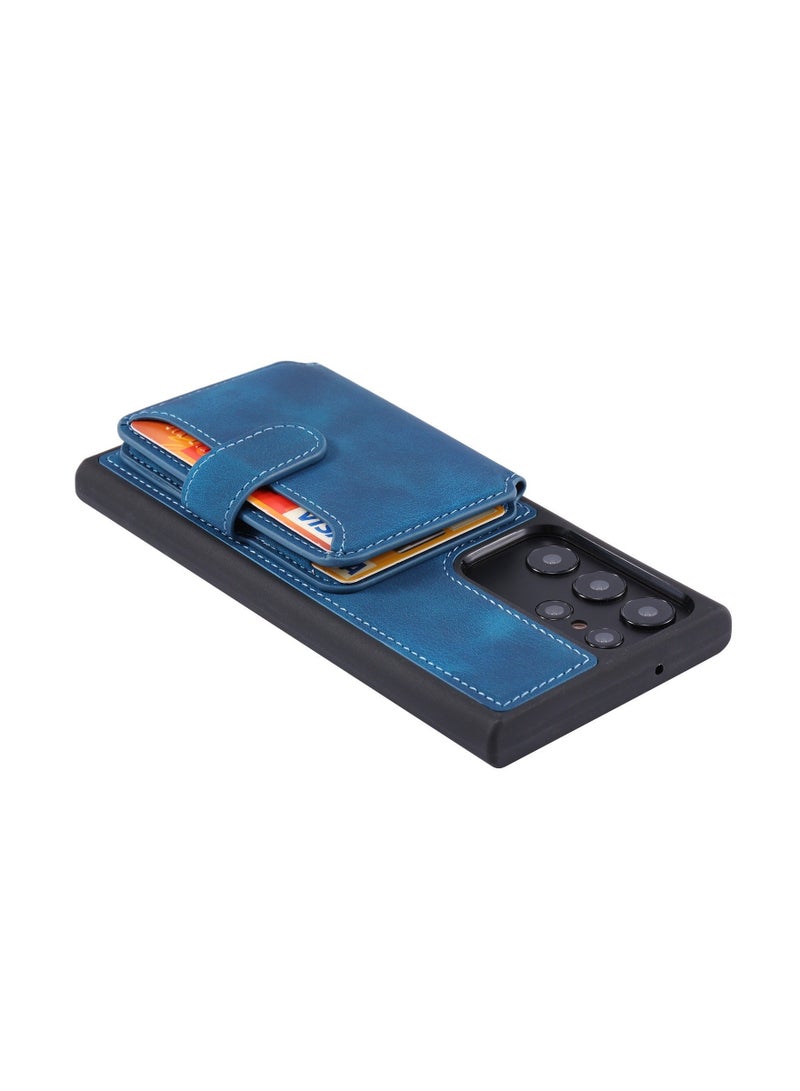 DUNISO Samsung Galaxy S23 Ultra Wallet Case with Card Slots Holder Magnetic Clasp, Shockproof Flip Folio Book Protective Cover for Women Men,Durable Shockproof Cover for Samsung Galaxy S23 Ultra Phone Case - Image 4