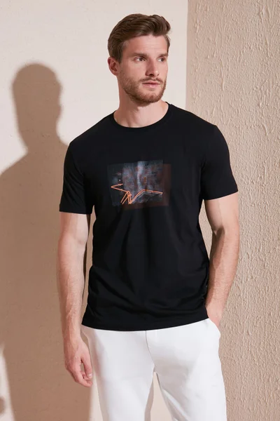 Buratti Cotton Slim Fit Crew Neck T Shirt Men's T Shirt 646R8120