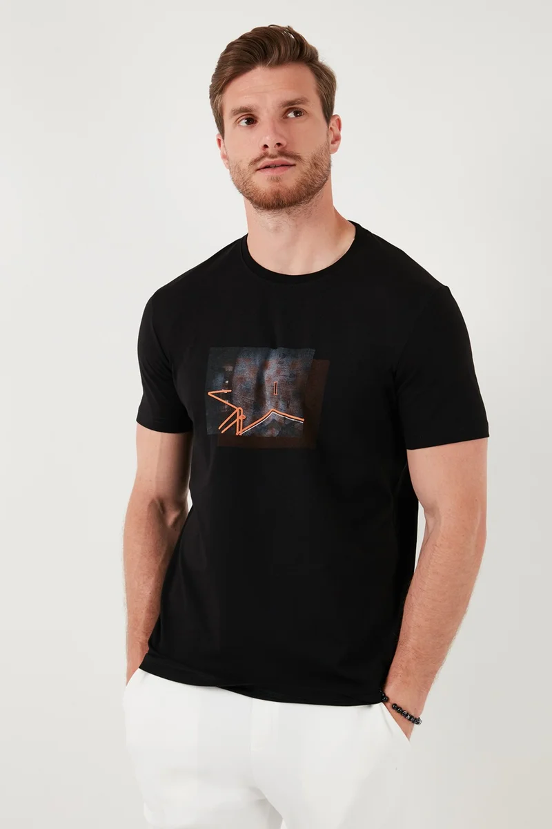 Buratti Cotton Slim Fit Crew Neck T Shirt Men's T Shirt 646R8120