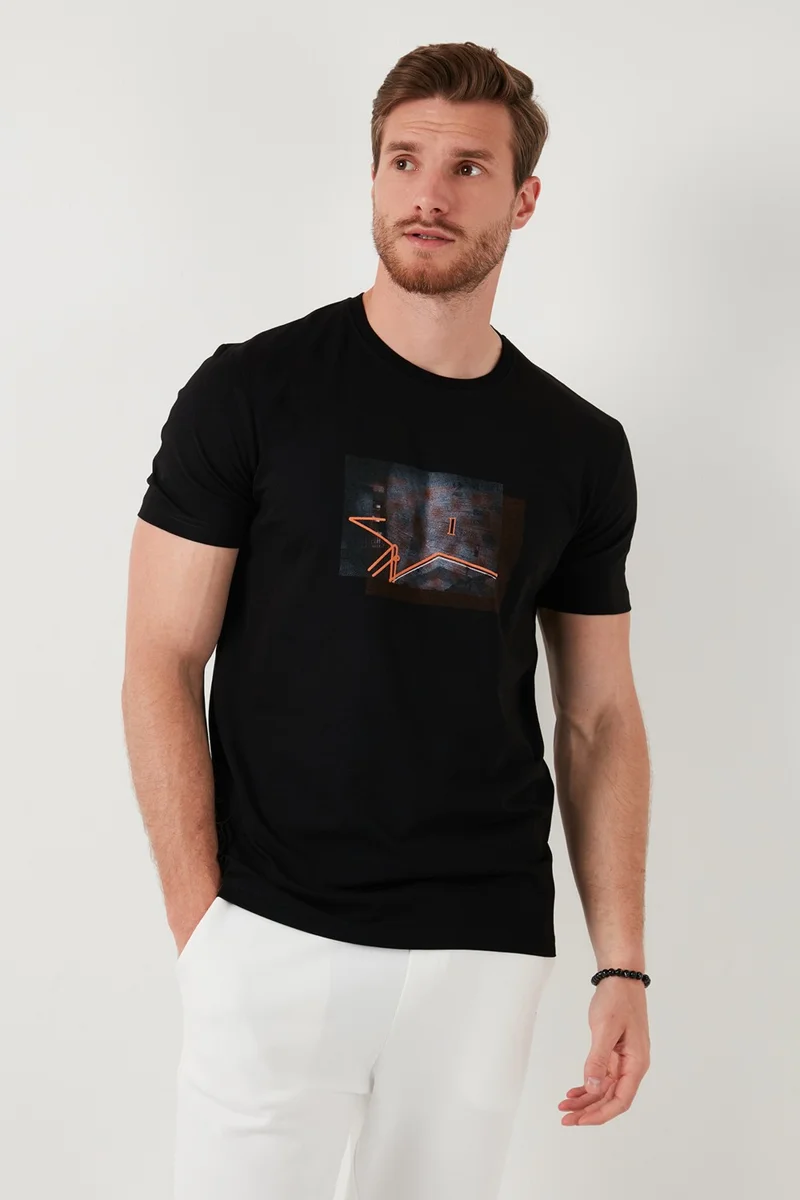 Buratti Cotton Slim Fit Crew Neck T Shirt Men's T Shirt 646R8120