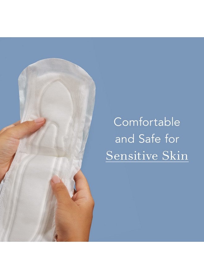 Rael Incontinence Pads for Women, Organic Cotton Cover, Postpartum Essential, Heavy Absorbency, Bladder Control, 4-Layer Core with Leak Guard Technology, Long Length (Moderate, 60 Count) - Image 2