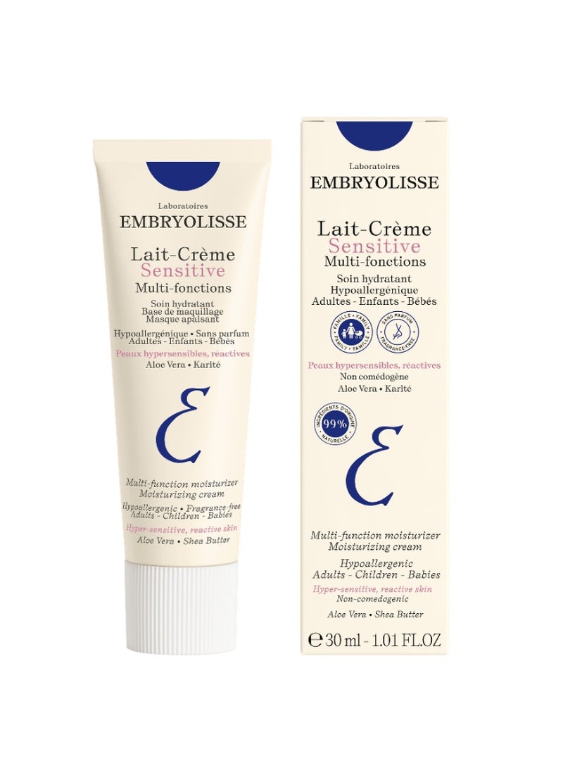 Embryolisse Lait-Crème Sensitive (30 ml) – Multi-Functional Hydrating & Nourishing Moisturizer for Sensitive Skin, Helps Soothe, Hydrate & Protect Skin, Fragrance-Free Formula, Face & Body Care - Image 2
