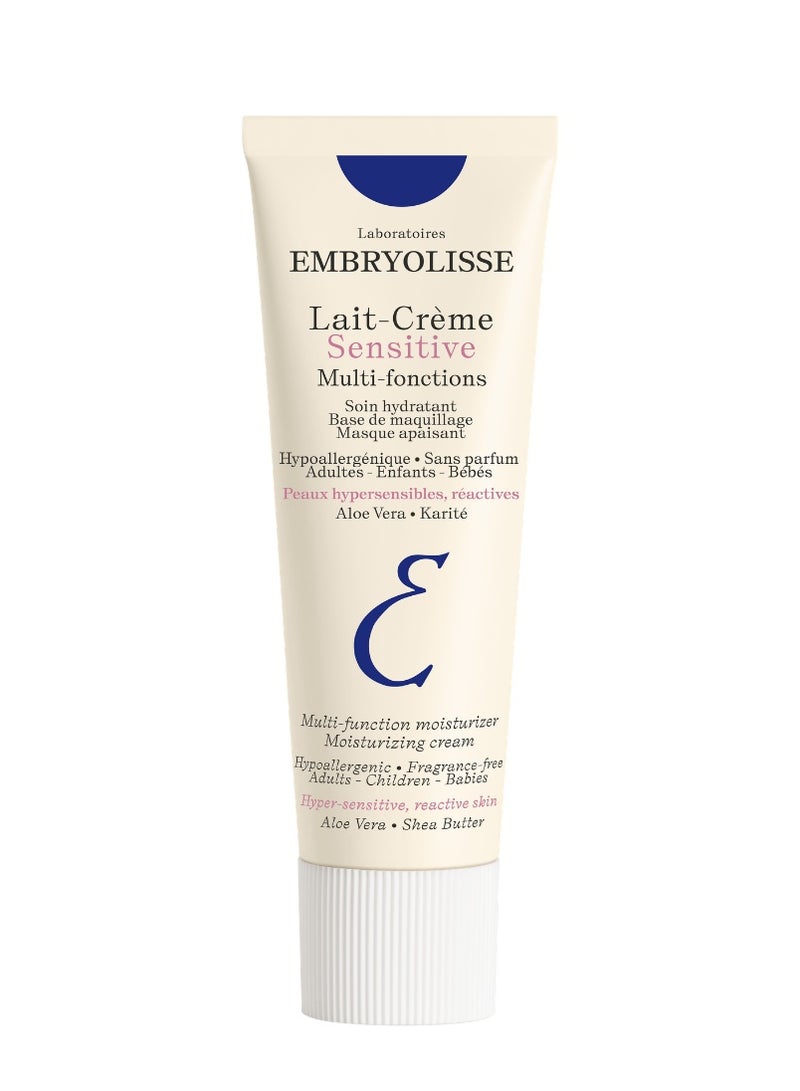 Embryolisse Lait-Crème Sensitive (30 ml) – Multi-Functional Hydrating & Nourishing Moisturizer for Sensitive Skin, Helps Soothe, Hydrate & Protect Skin, Fragrance-Free Formula, Face & Body Care - Image 1