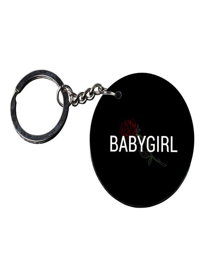 Anuman007 | key chain for girls friend | keychain girls Printed Wooden Keychains | Circle Shape Set of 2 keyrings 2x2 inch - Image 3